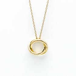 Vendome Aoyama Double Circle Diamond Necklace Pink Gold (18K) Diamond Men,Women Fashion Pendant Necklace (Pink Gold)