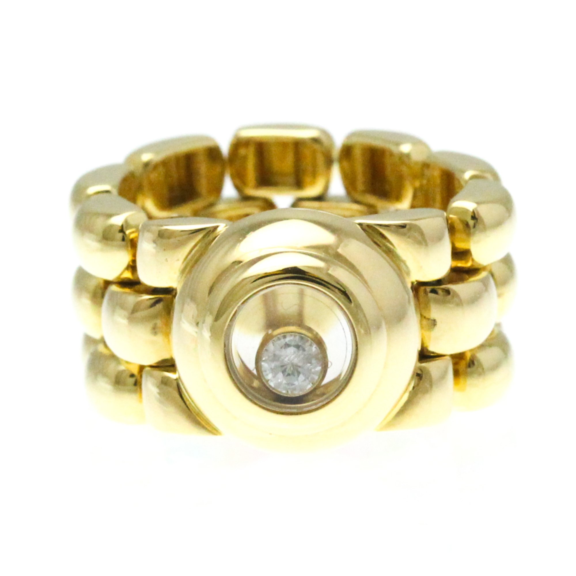 Chopard Happy Diamond 82/2638 Yellow Gold (18K) Fashion Diamond Band Ring Gold