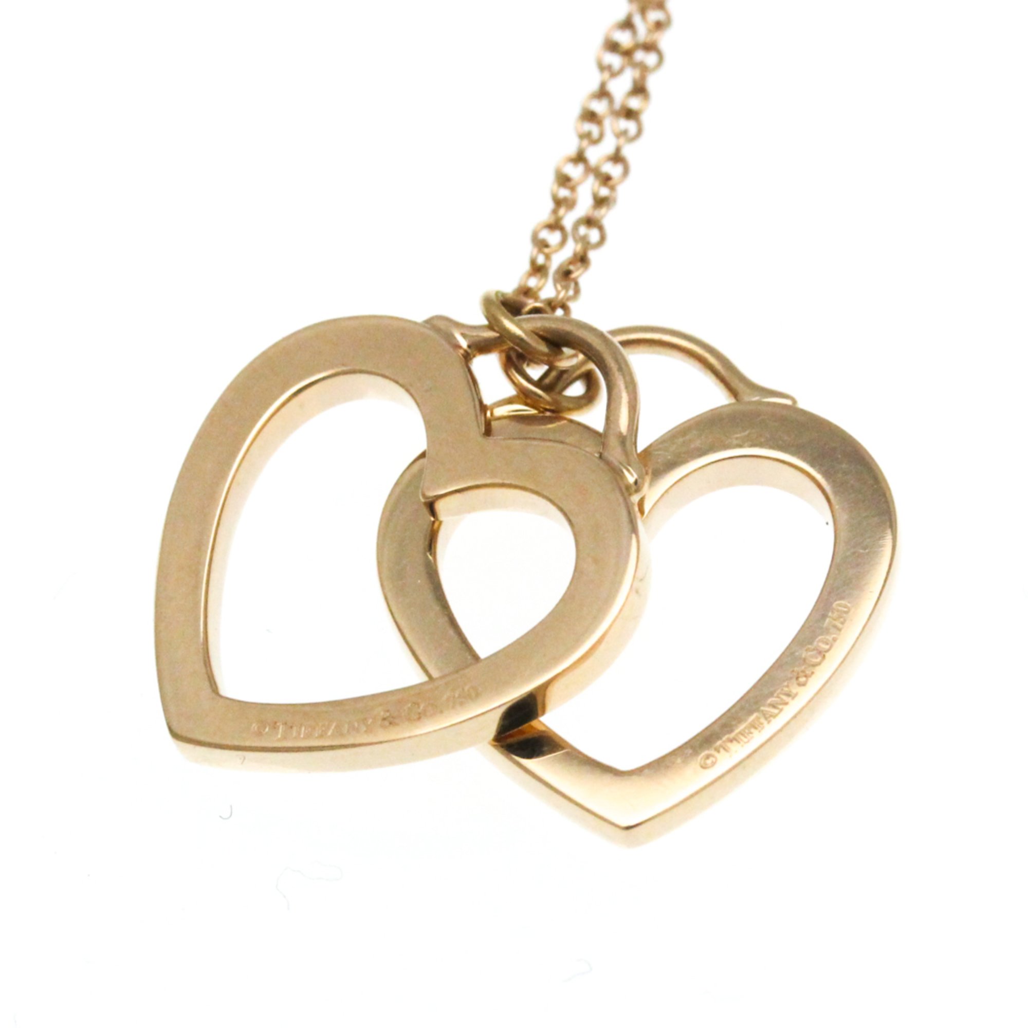 Tiffany Sentimental Heart Necklace Pink Gold (18K) No Stone Men,Women Fashion Pendant Necklace (Pink Gold)