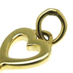 Tiffany Heart Key Charm Yellow Gold (18K) No Stone Men,Women Fashion Pendant Necklace (Gold)
