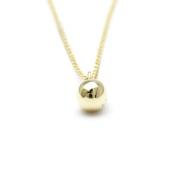 Tiffany Teardrop Yellow Gold (18K) No Stone Men,Women Fashion Pendant Necklace (Gold)