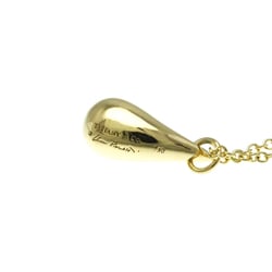 Tiffany Teardrop Yellow Gold (18K) No Stone Men,Women Fashion Pendant Necklace (Gold)