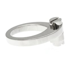 Cartier Menott Ring White Gold (18K) Fashion No Stone Band Ring Silver
