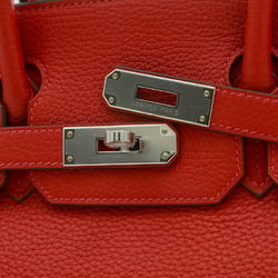 Hermes Birkin 30 Handbag Togo Rouge Kazak U Stamp