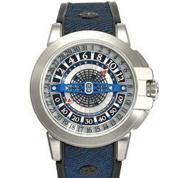 Harry Winston Ocean Project Z12 World Limited Edition 300 OCEAHR42ZZ001 Silver Black Dial Men's Watch