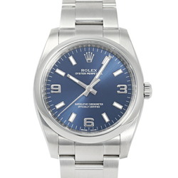 Rolex ROLEX Oyster Perpetual 34 114200 Blue 369 Arabic Dial Men's Watch