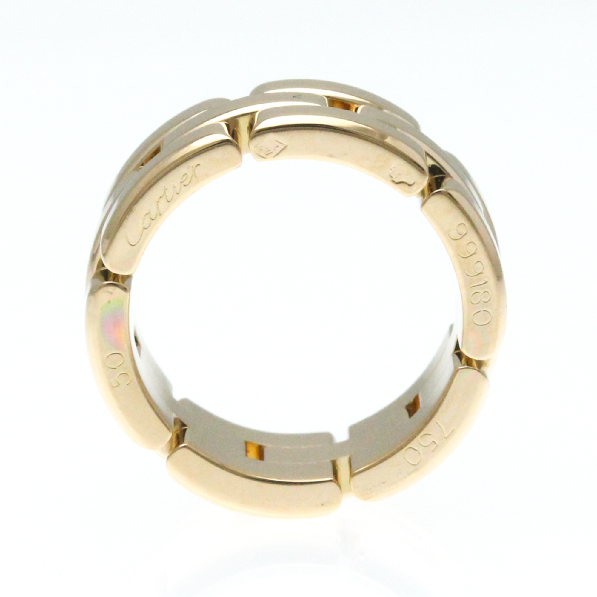 Cartier Maillon Panthère Ring Pink Gold (18K) Fashion No Stone Band Ring Pink Gold