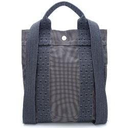 HERMES Hermes Sacado PM Backpack New hardware Nylon x canvas Gray 351351