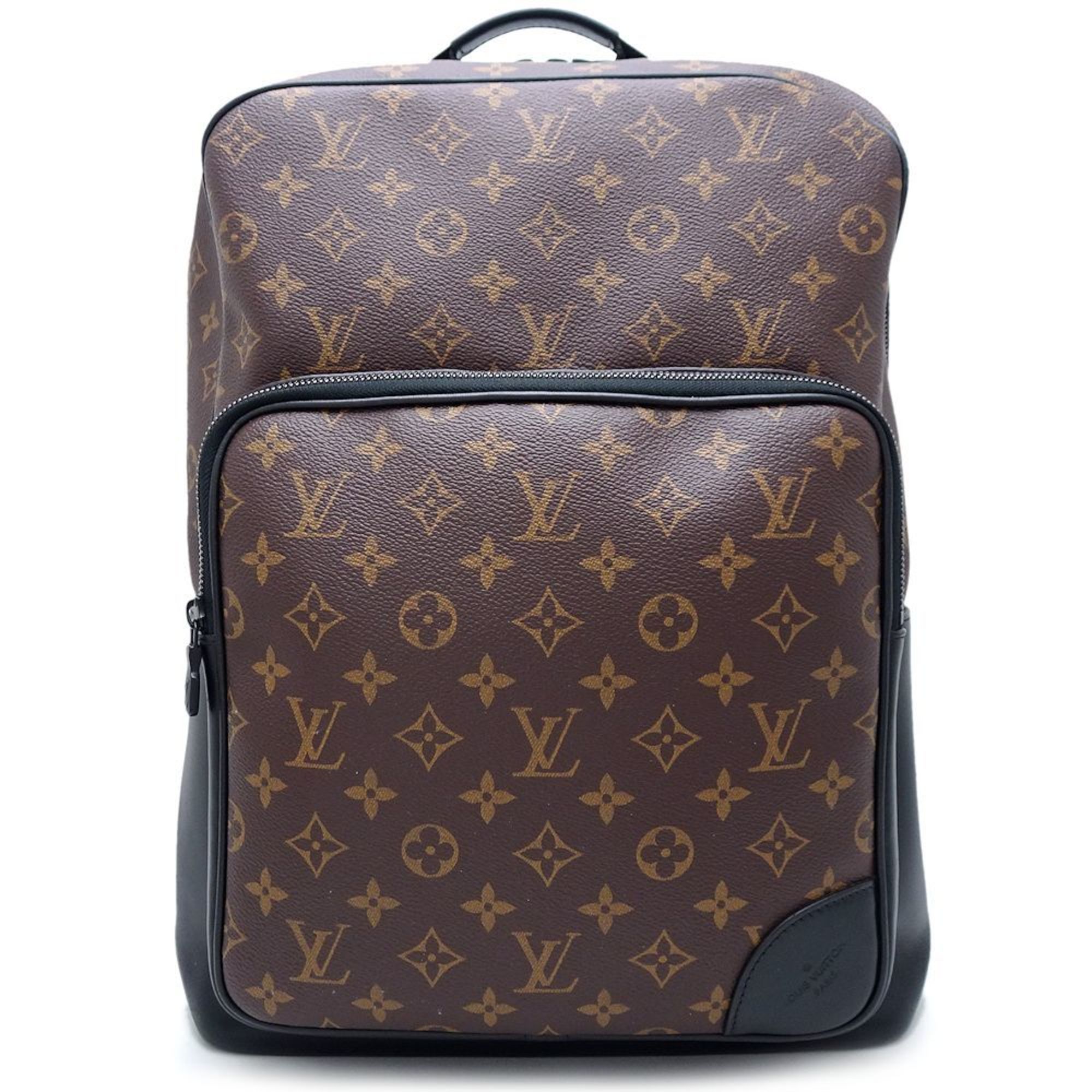 LOUIS VUITTON Louis Vuitton Dean Backpack M45335 Monogram Macassar Brown Black 351367