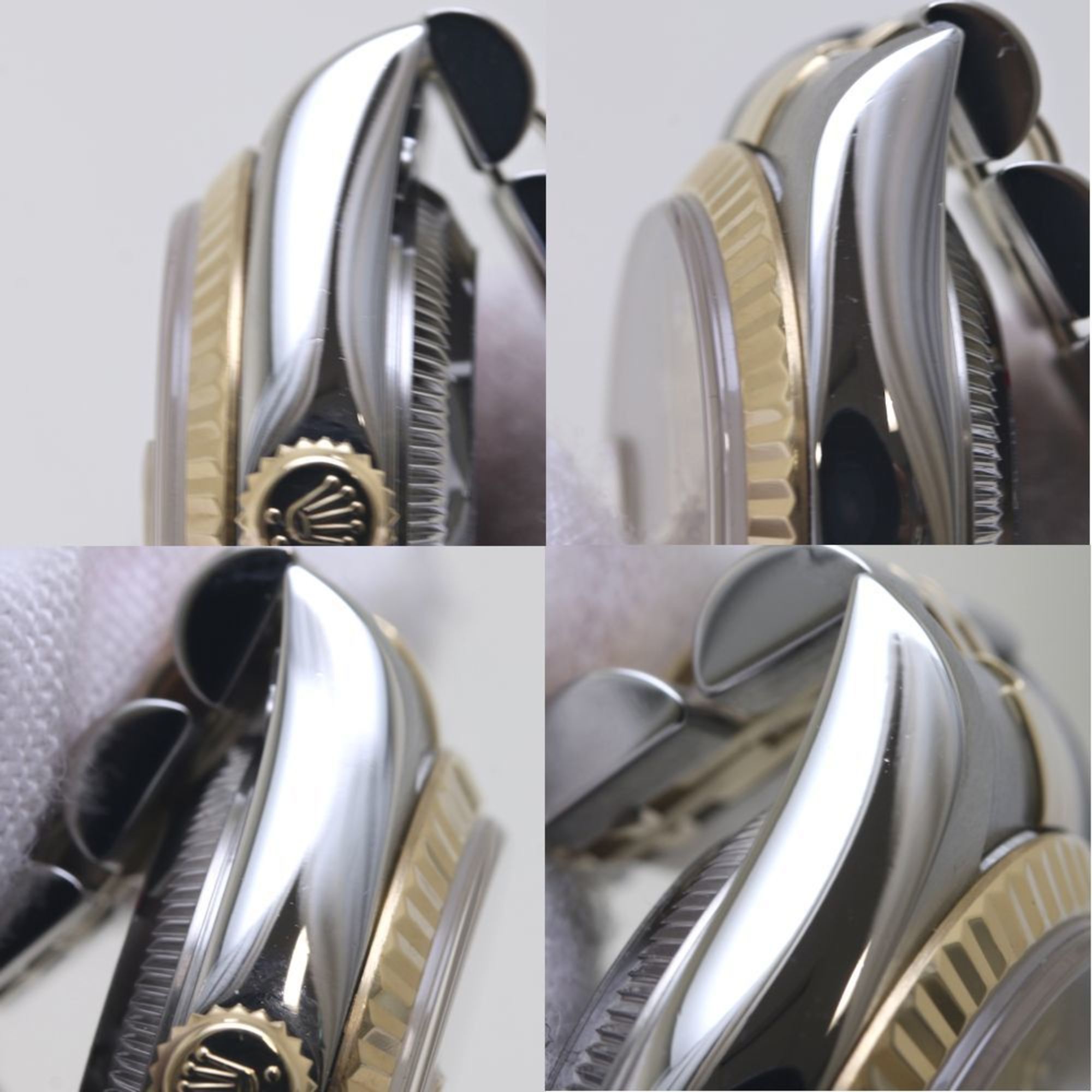 ROLEX Rolex Datejust 10P Diamond 79173GK18YG Yellow Gold x Stainless Steel Ladies 39487 Watch