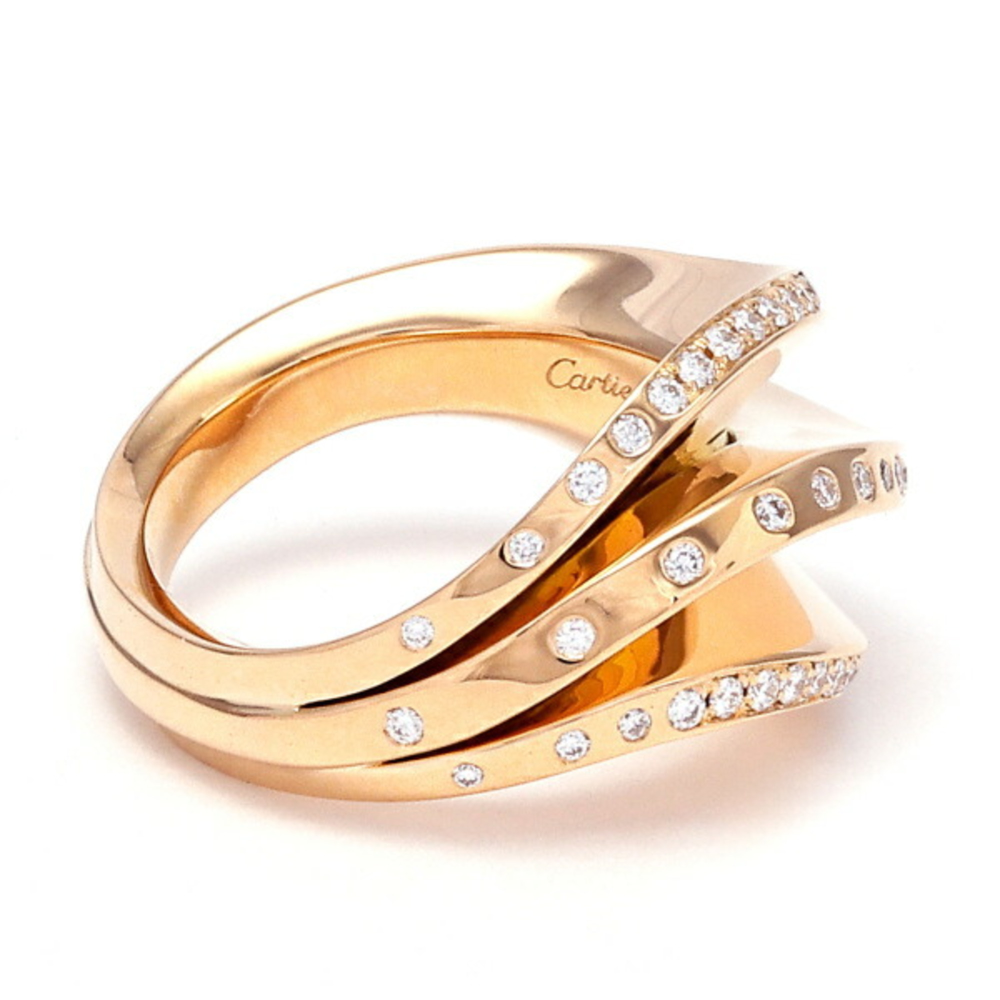 Cartier Nouvelle Vague K18PG Pink Gold Ring
