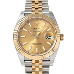 Rolex ROLEX Datejust 41 126333 Champagne Dial Wristwatch Men's