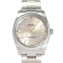 Rolex ROLEX Oyster Perpetual 34 124200 Silver Bar Dial Wristwatch Men's