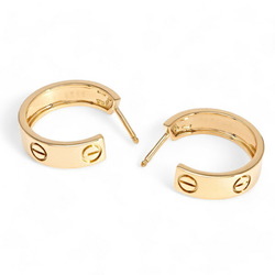 Cartier Love K18YG Yellow Gold Earrings