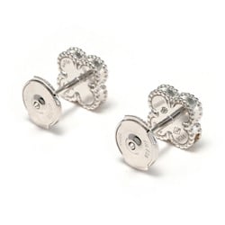 Van Cleef & Arpels Sweet Alhambra K18WG White Gold Earrings