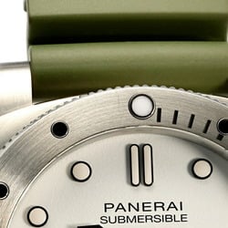 Panerai PANERAI Submersible Quaranta Quattro Bianco PAM01226 White Dial Men's Watch