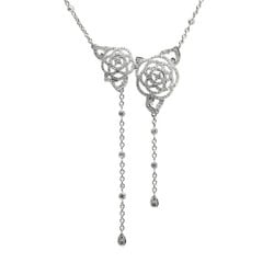 Chanel Camellia K18WG White Gold Necklace