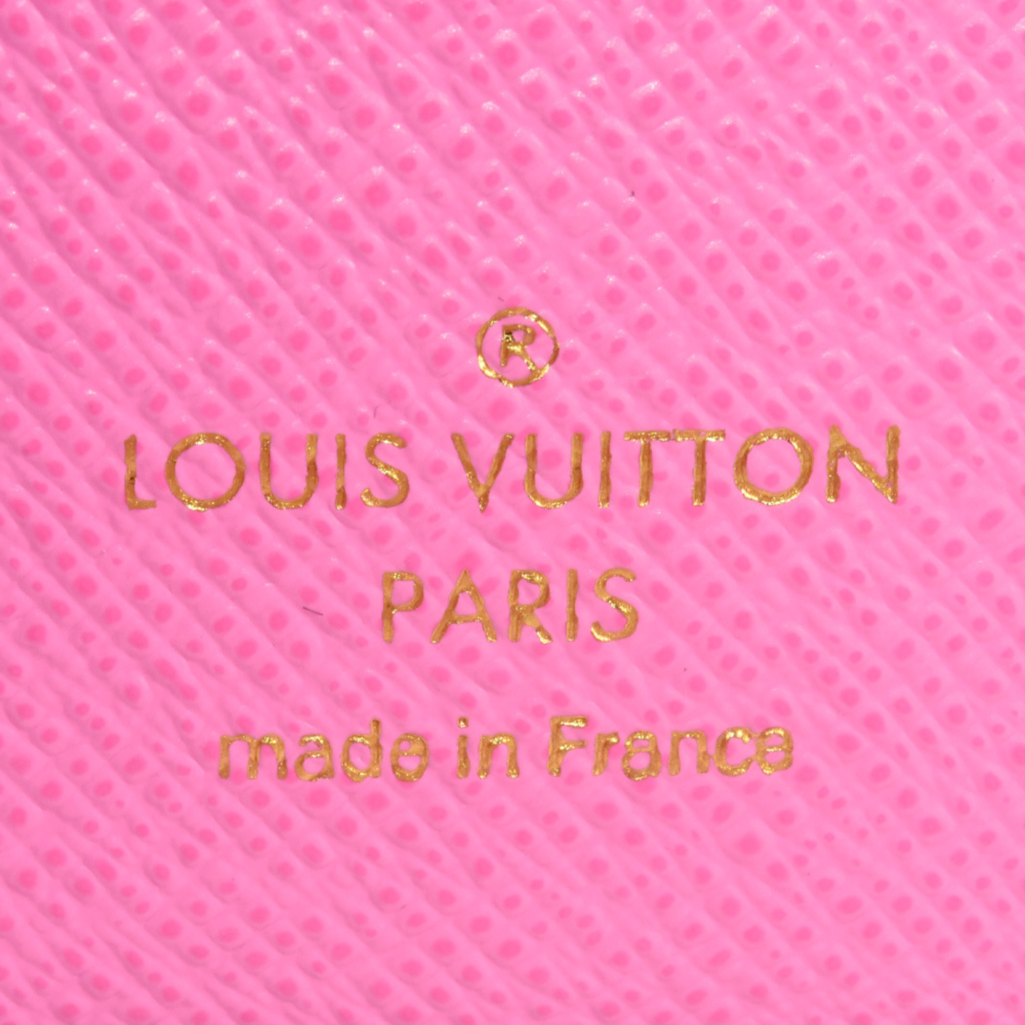 Louis Vuitton LOUIS VUITTON Portefeuille Lisa Bi-fold Wallet Monogram Canvas M82383 Rose Lollipop RFID Women's