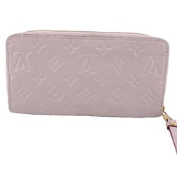 LOUIS VUITTON M69142 Round Monogram Empreinte Long Wallet Beige Women's