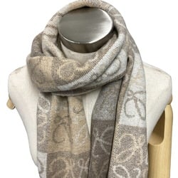 LOEWE Anagram Scarf Beige Women's