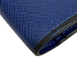 LOUIS VUITTON M30559 Portefeuille Brazza Taiga Long Wallet Blue Ocean Men's