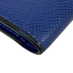 LOUIS VUITTON M30559 Portefeuille Brazza Taiga Long Wallet Blue Ocean Men's