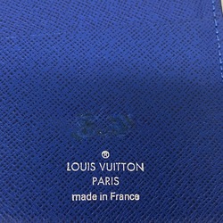 LOUIS VUITTON M30559 Portefeuille Brazza Taiga Long Wallet Blue Ocean Men's