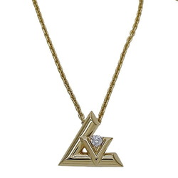 Louis Vuitton LOUIS VUITTON Necklace for Women and Men, 750YG Diamond, LV Volt One GM Yellow Gold Q93808, Polished