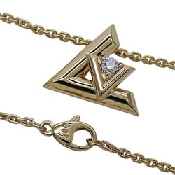 Louis Vuitton LOUIS VUITTON Necklace for Women and Men, 750YG Diamond, LV Volt One GM Yellow Gold Q93808, Polished