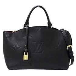 Louis Vuitton LOUIS VUITTON Bag Monogram Empreinte Women's Handbag Shoulder 2way Petit Palais PM Noir M58916 Black Compact