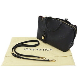 Louis Vuitton LOUIS VUITTON Bag Monogram Empreinte Women's Handbag Shoulder 2way Petit Palais PM Noir M58916 Black Compact