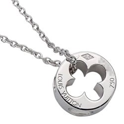 Louis Vuitton LOUIS VUITTON Necklace for Women 750WG Pendant Empreinte White Gold Q93675 Polished