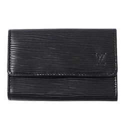 Louis Vuitton Epi Key Case for Women and Men, Multicle 6 Noir M63812, Black, Compact