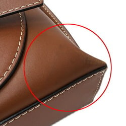 LOEWE Bags for Women Handbags Shoulder 2way Gate Top Handle Leather Brown Compact Bag