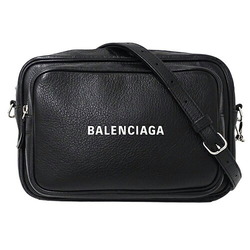 BALENCIAGA Women's Shoulder Bag Leather Everyday Camera Black 638414 Compact