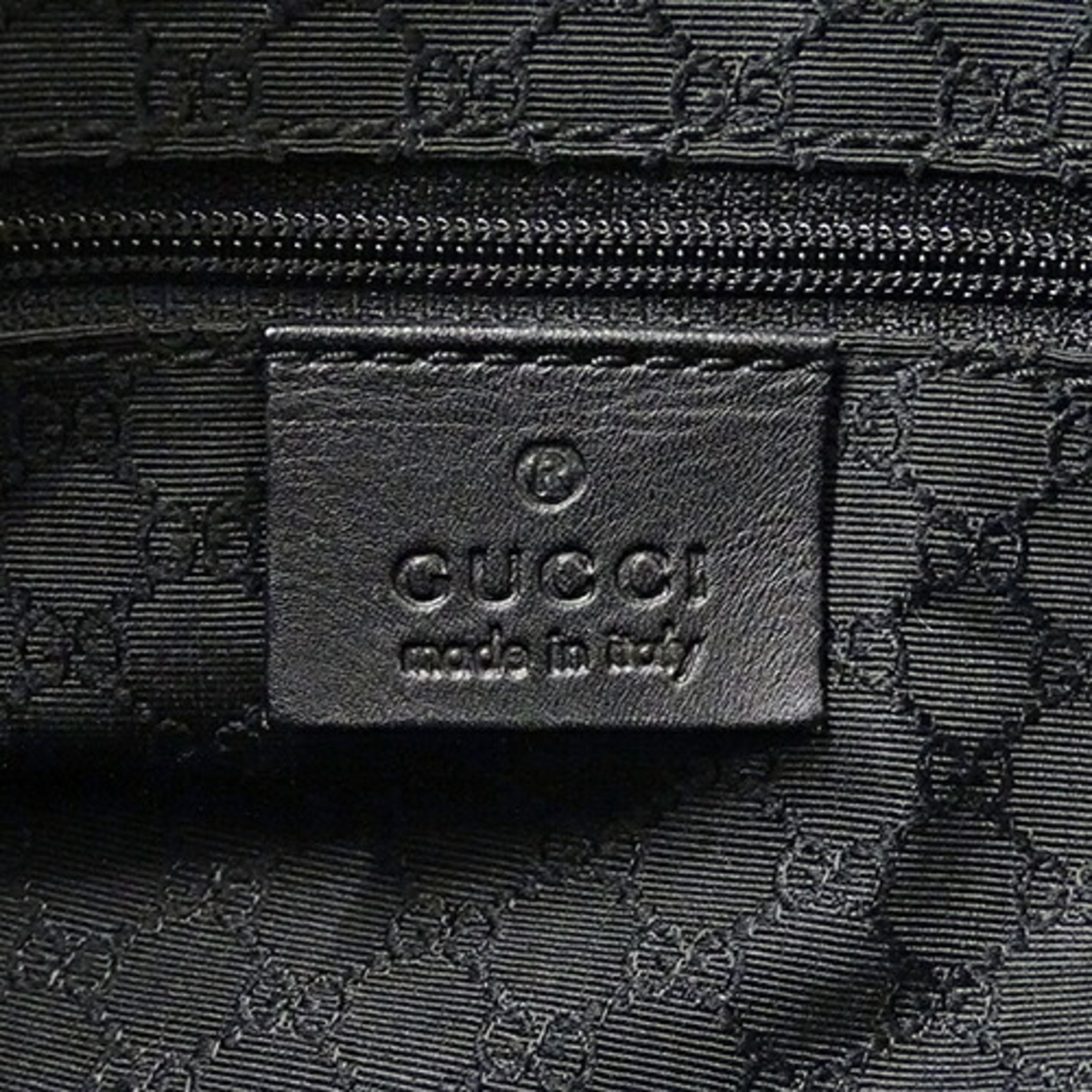 GUCCI Bag Women's Handbag Canvas Black 30458 Compact