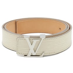 LOUIS VUITTON Epi Santur LV Initial Belt Leather Ivory White #85 M9605V