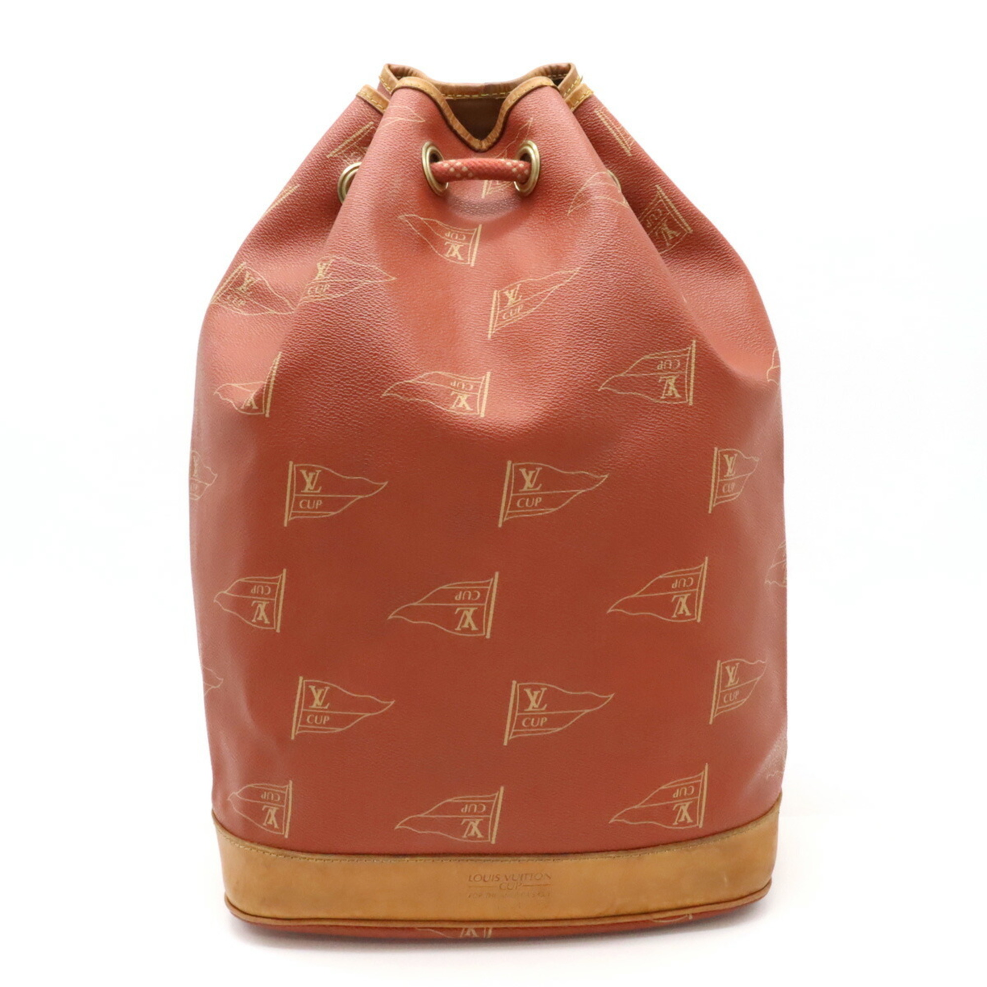 LOUIS VUITTON Louis Vuitton Cup LV 1995 Limited Edition Saint Tropez Shoulder Bag PVC Abogany M80026