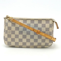 LOUIS VUITTON Damier Azur Pochette Accessoires Pouch Handbag Shoulder Bag N51986