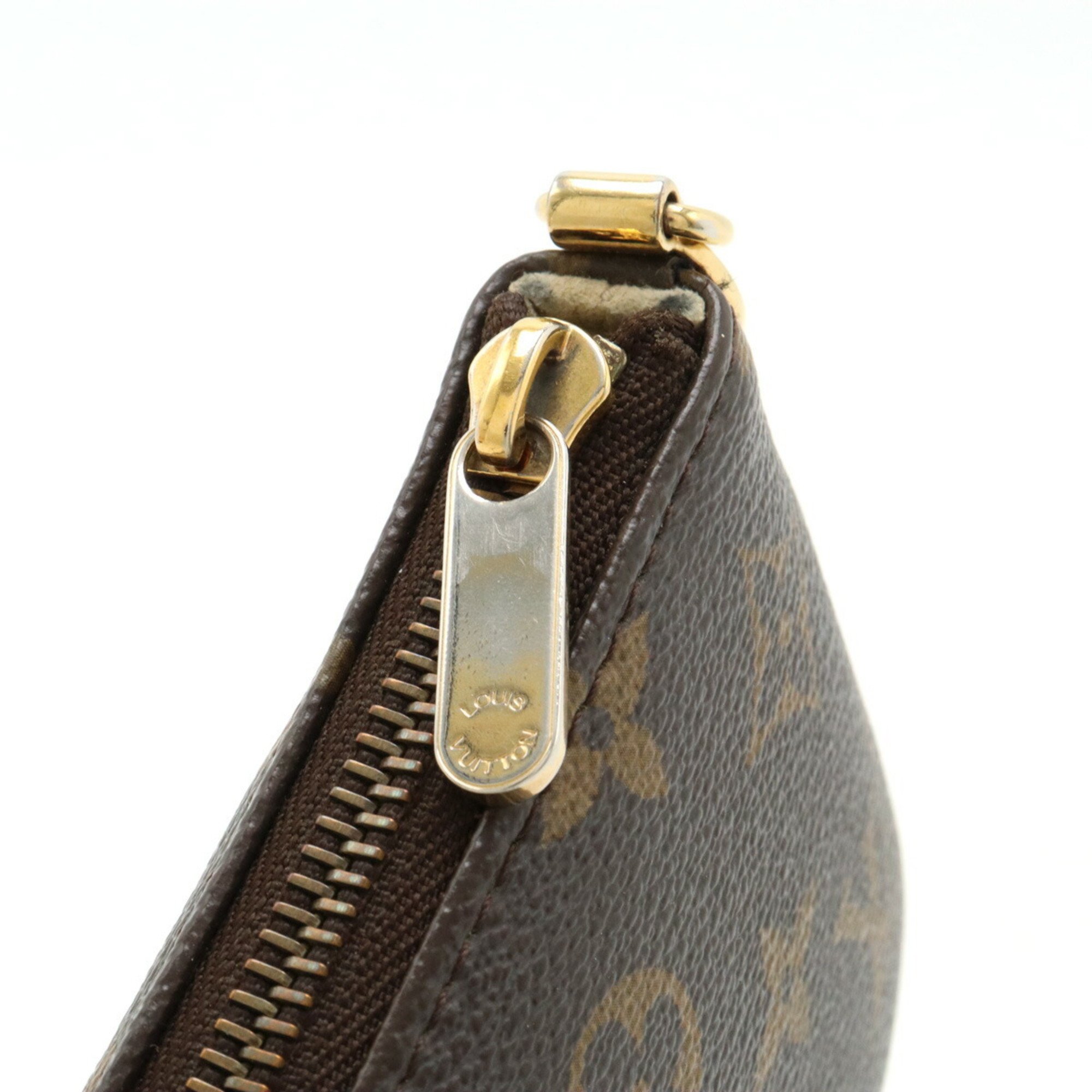 LOUIS VUITTON Louis Vuitton Monogram Pochette Mira MM Pouch Bag Chain M60094