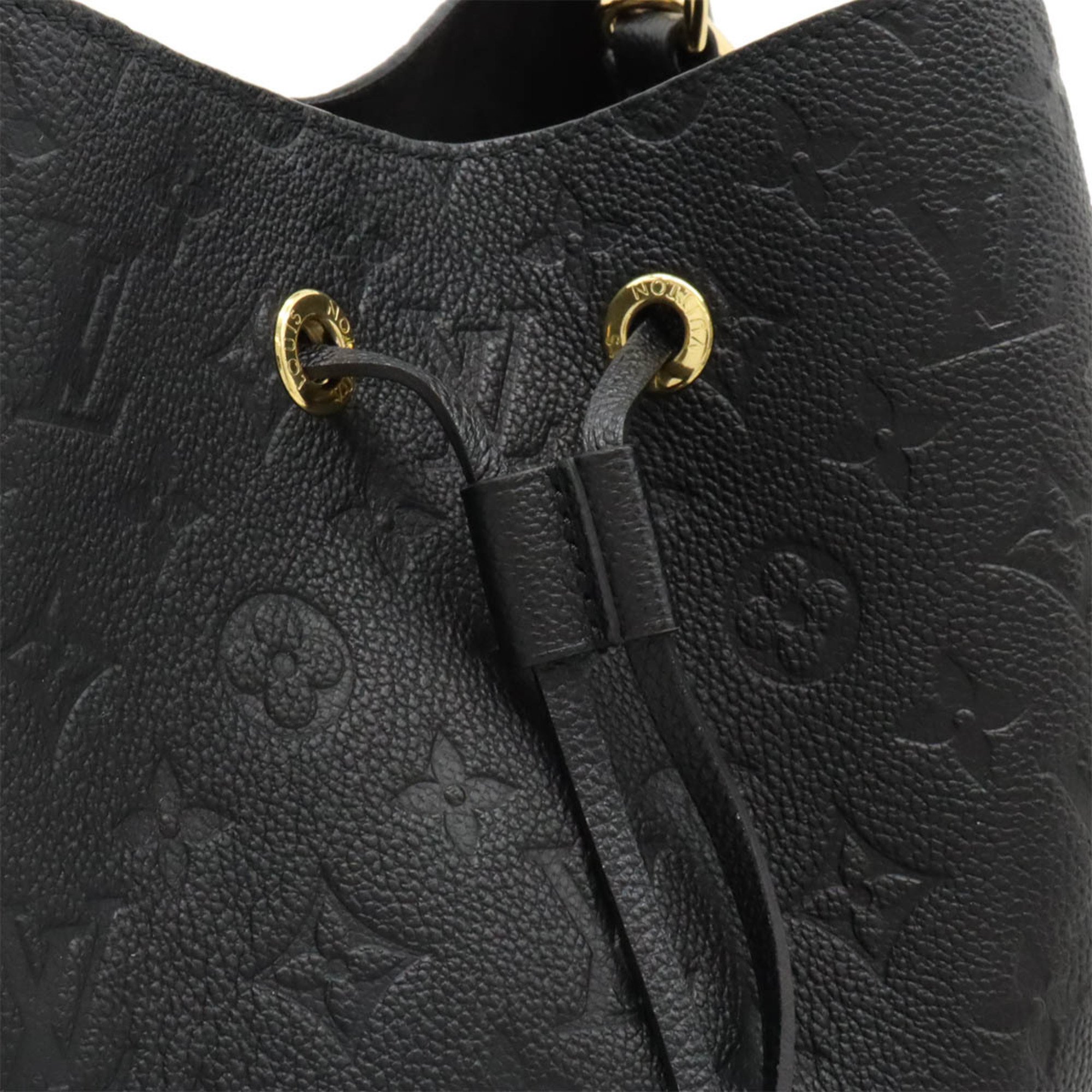 LOUIS VUITTON Louis Vuitton Monogram Empreinte NeoNoe Shoulder Bag Handbag Noir Black M45256