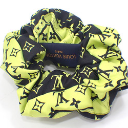 Louis Vuitton Scrunchie Confidential Women's Black Lime M77400 Hair Tie