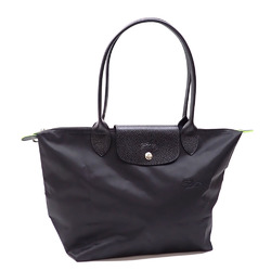 Longchamp Le Pliage M Shoulder Bag for Women, Black, Recycled Canvas, L2605919001, Foldable