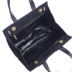 Salvatore Ferragamo Women's Handbag, Black, Suede, BA214178, Vara Ribbon