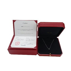 Cartier Necklace for Women 750WG 1P Diamond Amour XS White Gold B7224515 Polished