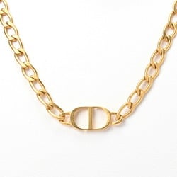 Christian Dior Dior DIOR 30 Montaigne Choker Necklace Metal Gold 35.5cm S-155688