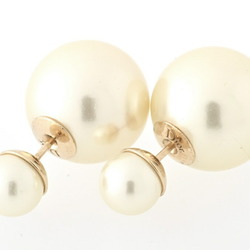 Christian Dior Dior Tribal Earrings Metal Resin Pearl Gold S-155690