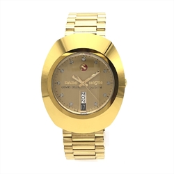 RADO Diastar Grand Deluxe Jubile 648.0413.3 Day Date Limited Edition to 2500 pieces Automatic watch Gold dial Men's
