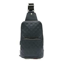 Louis Vuitton Avenue Sling Bag Damier Infini Onyx Crossbody Shoulder Black Leather N41720