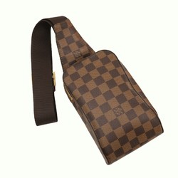 LOUIS VUITTON Damier Geronimos Waist Bag Shoulder Sling Ebene Brown N51994